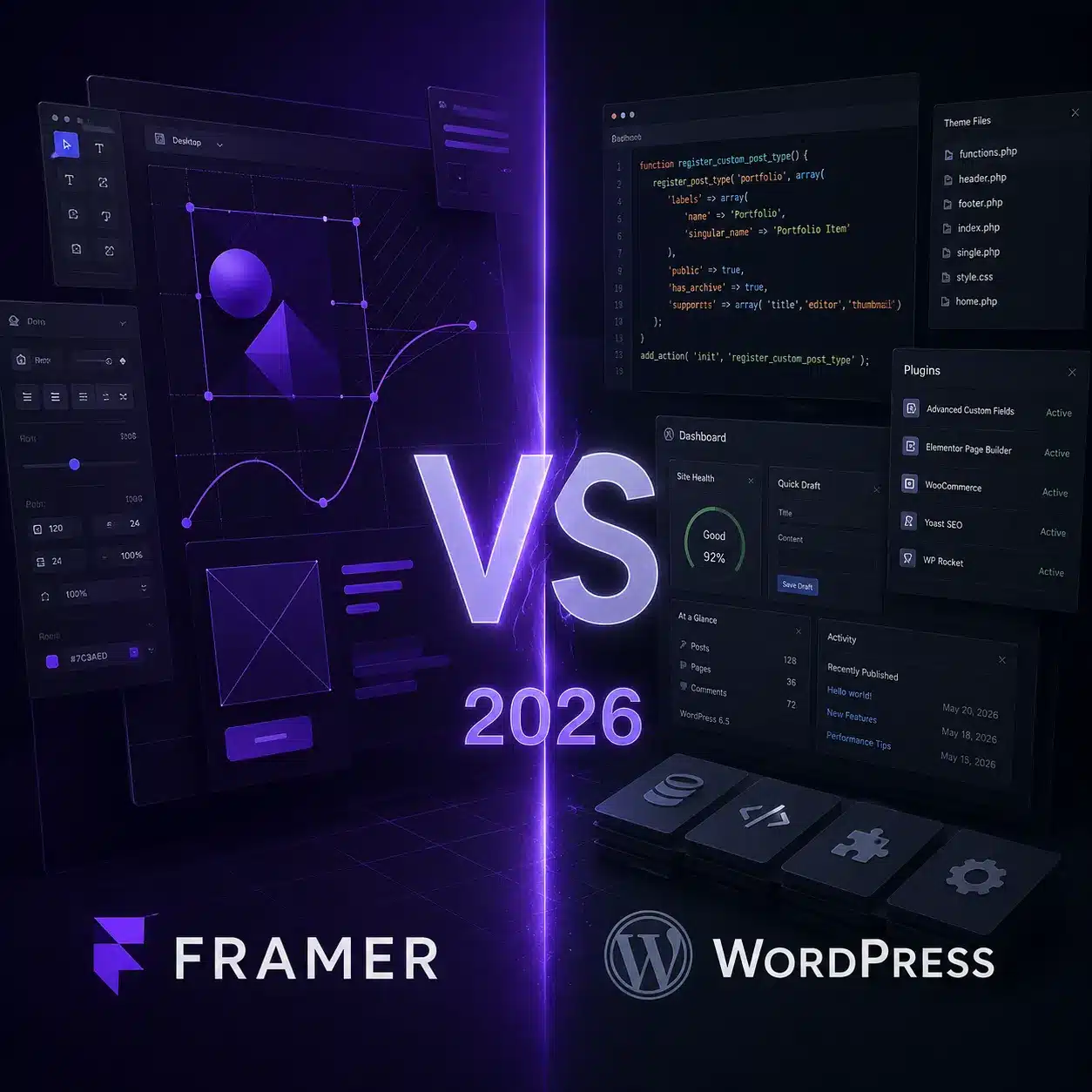 Framer vs WordPress 2026: Which Platform Should You Build On?